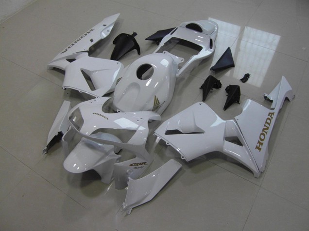 Blanc Carrosserie Moto Honda CBR 600 RR 2005-2006 Blanc Carrosserie Moto Honda CBR 600 RR 2005-2006