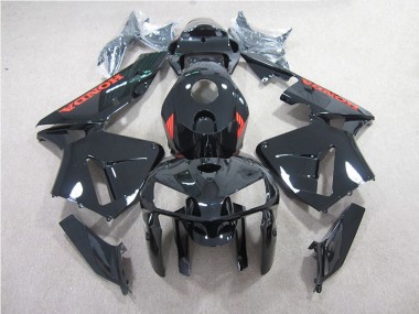 Noir avec Rouge Carénage Moto Honda CBR 600 RR 2005-2006