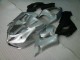 Argent Noir Carénage Moto Kawasaki ZX6R 2005-2006 Argent Noir Carénage Moto Kawasaki ZX6R 2005-2006