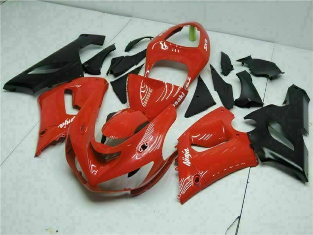Rouge Carénages Moto Kawasaki ZX6R 2005-2006 Rouge Carénages Moto Kawasaki ZX6R 2005-2006