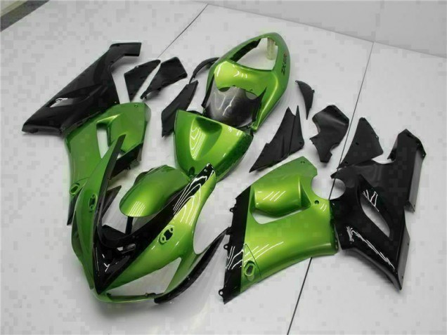 Vert Kit Carénages Motos & Plastique Kawasaki ZX6R 2005-2006 Vert Kit Carénages Motos & Plastique Kawasaki ZX6R 2005-2006