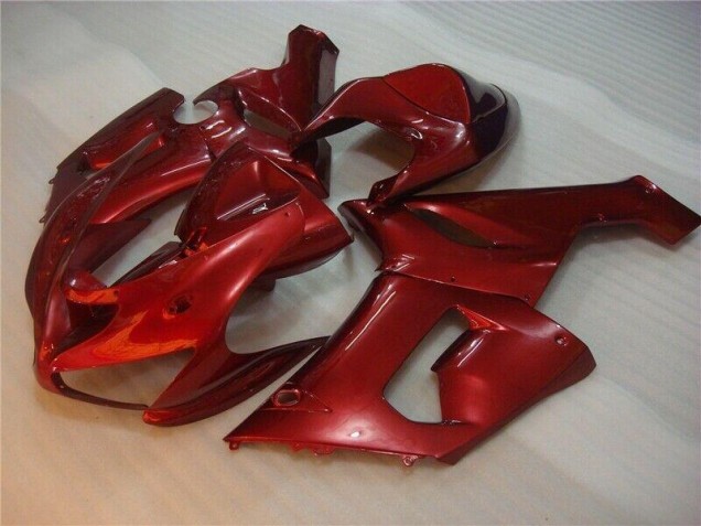 Rouge Carénage Moto Kawasaki ZX6R 2005-2006 Rouge Carénage Moto Kawasaki ZX6R 2005-2006