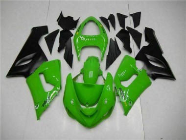 Vert Kit Carénages Motos Kawasaki ZX6R 2005-2006