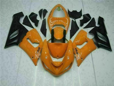 Orange Carénage Moto Kawasaki ZX6R 2005-2006
