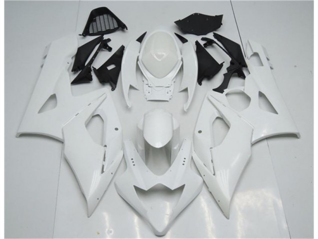 Blanc Carénage Moto Suzuki GSXR 1000 K5 2005-2006