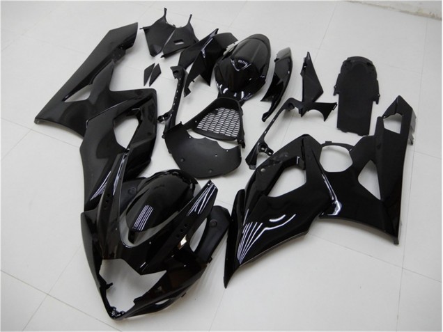 Noir Brillant Carénage Moto Suzuki GSXR 1000 K5 2005-2006 Noir Brillant Carénage Moto Suzuki GSXR 1000 K5 2005-2006