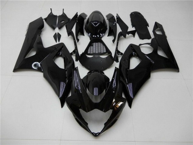 Noir Brillant Carénage Moto Suzuki GSXR 1000 K5 2005-2006 Noir Brillant Carénage Moto Suzuki GSXR 1000 K5 2005-2006