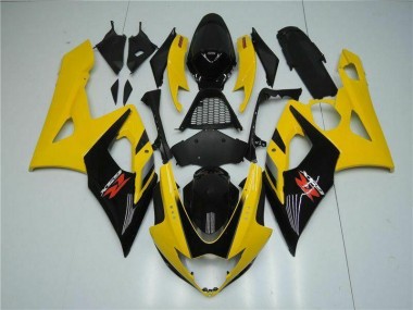 Jaune Carénage Moto Suzuki GSXR 1000 K5 2005-2006