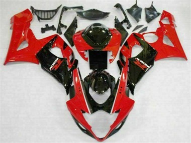 Rouge Noir Carrosserie Moto Suzuki GSXR 1000 K5 2005-2006