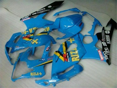 Bleu Carénage Moto Suzuki GSXR 1000 K5 2005-2006