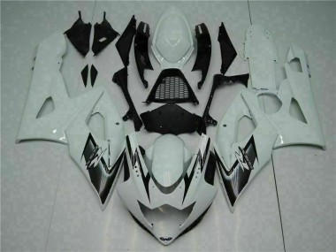 Blanc Carénages Moto Suzuki GSXR 1000 K5 2005-2006