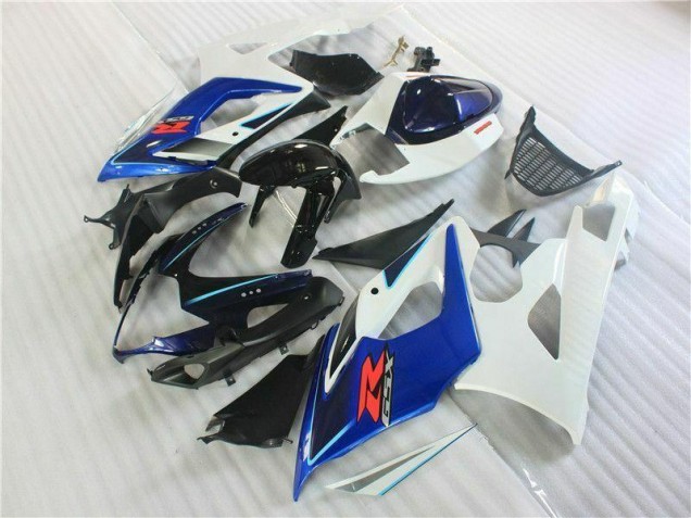 Noir Bleu Blanc Carénage Moto Suzuki GSXR 1000 K5 2005-2006 Noir Bleu Blanc Carénage Moto Suzuki GSXR 1000 K5 2005-2006