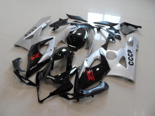Argent Noir Carénage Moto Suzuki GSXR 1000 K5 2005-2006