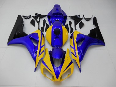 Jaune Bleu Carénage Moto Honda CBR 1000 RR 2006-2007