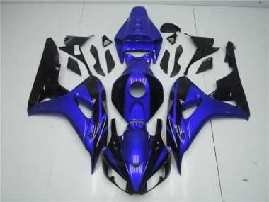 Bleu Noir Carénage Moto Honda CBR 1000 RR 2006-2007