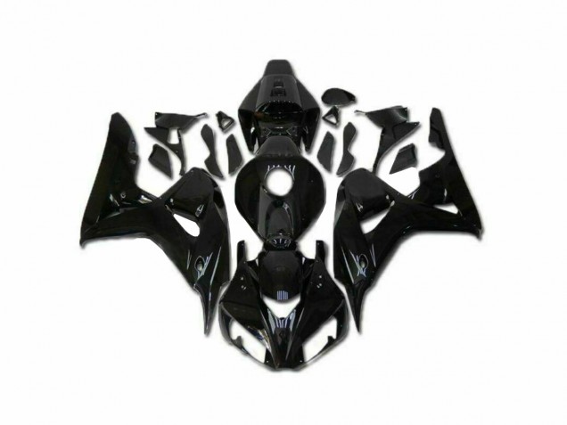 Noir Brillant Carénages Moto Honda CBR 1000 RR 2006-2007 Noir Brillant Carénages Moto Honda CBR 1000 RR 2006-2007