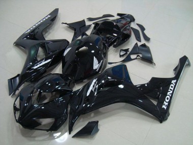 Noir Argent Décalque Carénage Moto Honda CBR 1000 RR 2006-2007