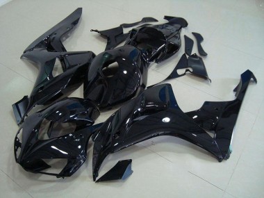 Noir Brillant Carénage Moto Honda CBR 1000 RR 2006-2007