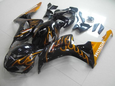 Or Flamme Carénage Moto Honda CBR 1000 RR 2006-2007
