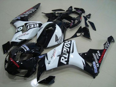 Noir Blanc Repsol Carénage Moto Honda CBR 1000 RR 2006-2007
