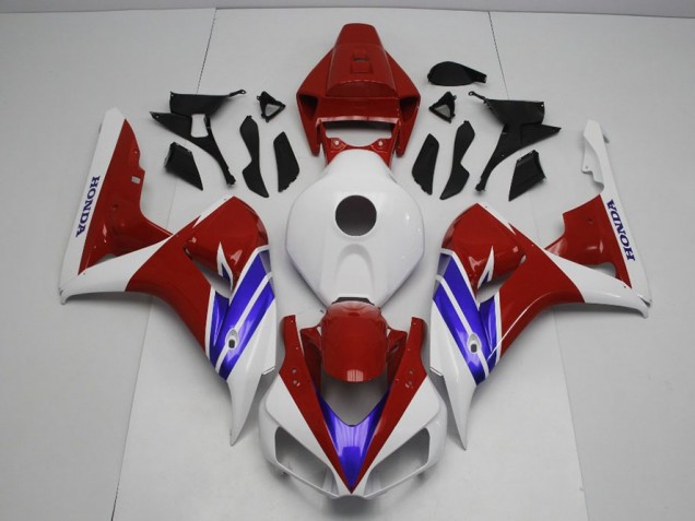 Bleu Rouge et Blanc Carénage Moto Honda CBR 1000 RR 2006-2007 Bleu Rouge et Blanc Carénage Moto Honda CBR 1000 RR 2006-2007