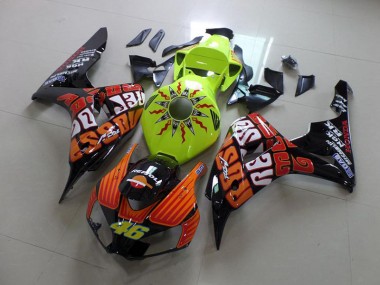 Fluro Rossi Carénage Moto Honda CBR 1000 RR 2006-2007