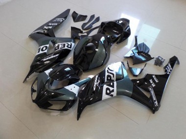 Gris Noir Repsol Carénage Moto Honda CBR 1000 RR 2006-2007