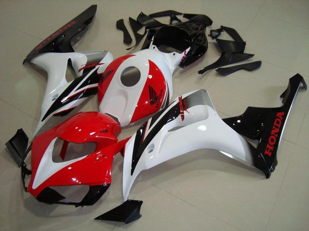 Rouge Blanc Noir Carénage Moto Honda CBR 1000 RR 2006-2007 Rouge Blanc Noir Carénage Moto Honda CBR 1000 RR 2006-2007