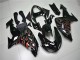Noir Gris Rouge Carénage Moto Kawasaki ZX10R 2006-2007