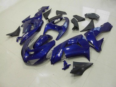 Bleu Foncé Carénage Moto Kawasaki ZX10R 2006-2007
