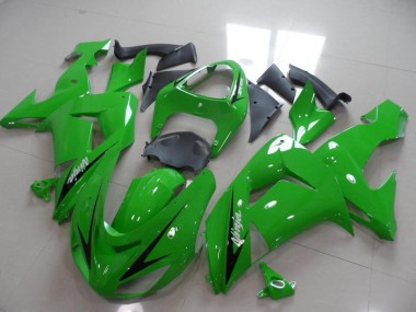 Vert Noir Arrow Carénage Moto Kawasaki ZX10R 2006-2007
