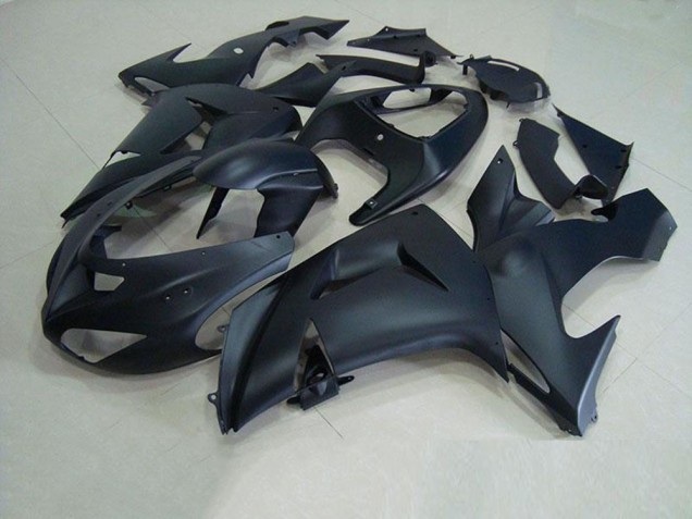 Noir Mat Carénages Moto Kawasaki ZX10R 2006-2007