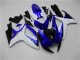 Bleu Blanc Kit Carénages Motos Suzuki GSXR 600 / 750 K6 2006-2007