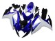 Bleu Blanc Kit Carénages Motos Suzuki GSXR 600 / 750 K6 2006-2007