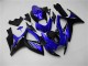 Bleu Noir Carénage Moto Suzuki GSXR 600 / 750 K6 2006-2007