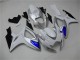 Blanc Bleu Carénages Moto Suzuki GSXR 600 / 750 K6 2006-2007 Blanc Bleu Carénages Moto Suzuki GSXR 600 / 750 K6 2006-2007