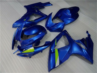 Bleu Carrosserie Moto Suzuki GSXR 600 / 750 K6 2006-2007