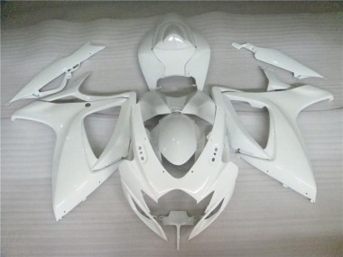 Blanc Nacré Carénage Moto Suzuki GSXR 600 / 750 K6 2006-2007