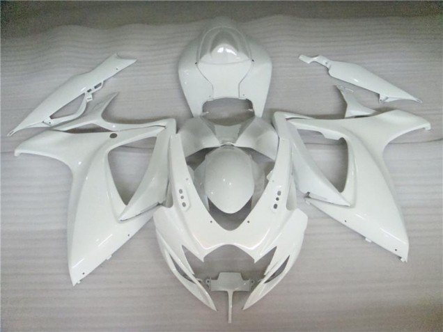 Blanc Nacré Carénage Moto Suzuki GSXR 600 / 750 K6 2006-2007