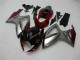 Rouge Argent Carénage Moto Suzuki GSXR 600 / 750 K6 2006-2007 Rouge Argent Carénage Moto Suzuki GSXR 600 / 750 K6 2006-2007