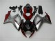 Rouge Argent Carénage Moto Suzuki GSXR 600 / 750 K6 2006-2007 Rouge Argent Carénage Moto Suzuki GSXR 600 / 750 K6 2006-2007