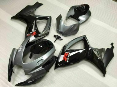 Argent Gris Carénage Moto Suzuki GSXR 600 / 750 K6 2006-2007