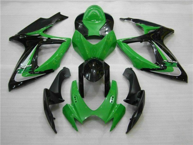 Vert Carénage Moto Suzuki GSXR 600 / 750 K6 2006-2007 Vert Carénage Moto Suzuki GSXR 600 / 750 K6 2006-2007