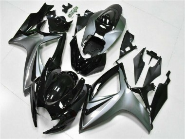 Noir Kit Carénages Motos Suzuki GSXR 600 / 750 K6 2006-2007