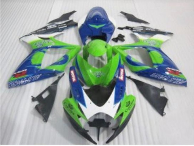 Bleu Vert Carénage Moto Suzuki GSXR 600 / 750 K6 2006-2007