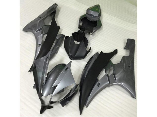 Gris Noir Carénage Moto Yamaha R6 2006-2007 Gris Noir Carénage Moto Yamaha R6 2006-2007