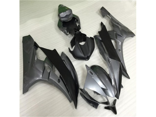 Gris Noir Carénage Moto Yamaha R6 2006-2007 Gris Noir Carénage Moto Yamaha R6 2006-2007