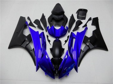 Bleu Noir Carénages Moto & Carrosserie Yamaha R6 2006-2007