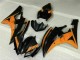 Noir Orange Carénage Moto Yamaha R6 2006-2007
