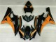 Noir Orange Carénage Moto Yamaha R6 2006-2007